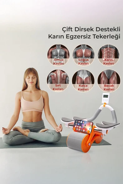 Dirsek Destekli Mekik, Karın Egzersiz Aleti - 4