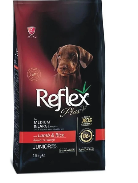 Reflex Medium Orta Irk Kuzu Etli Junior Yavru Köpek Maması 15kg - 5