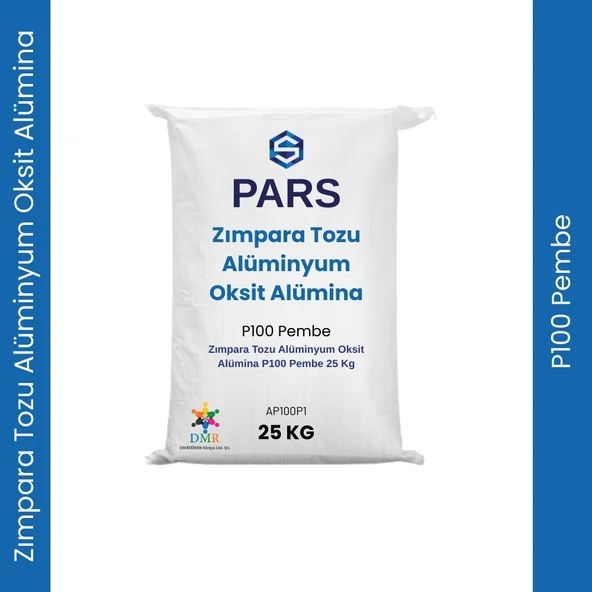 Zımpara Tozu Alüminyum Oksit Alümina P100 Pembe 25 Kg - 1