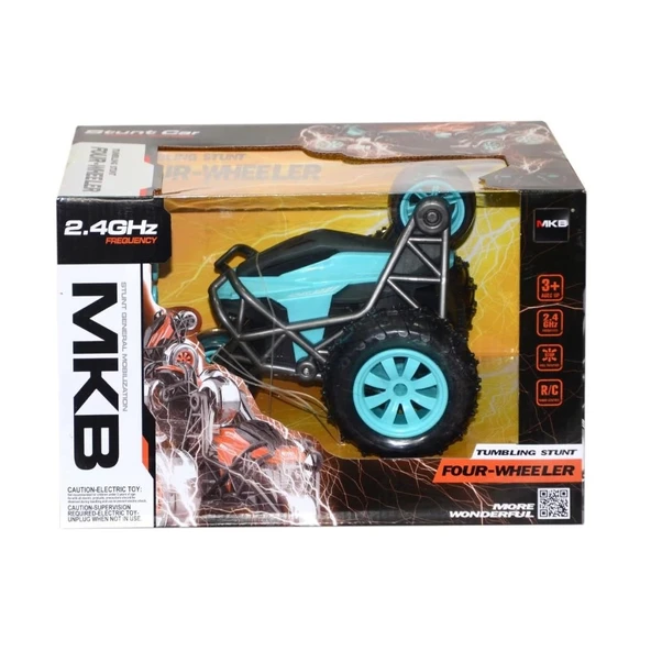 Çocuk MKB-5588-617 Kumandalı Şarjlı Four Wheeler  Stunt Car -Vardem