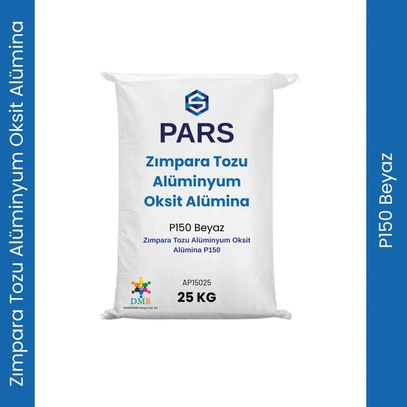Zımpara Tozu Alüminyum Oksit Alümina P150 Beyaz 25 Kg