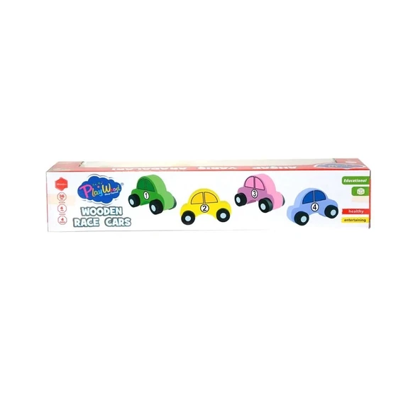 Çocuk 380-ONY Onyıl, Playwood Ahşap Yarış Arabası 4'lü - 2