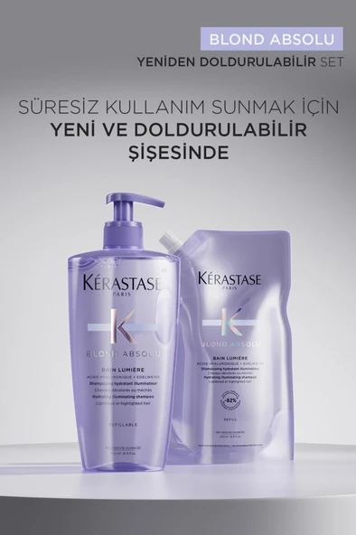 Kerastase Blond Absolu Bain Lumiere Işlem Görmüş Sarı Saçlar Için Parlaklık Veren Şampuan 500 ml - 5