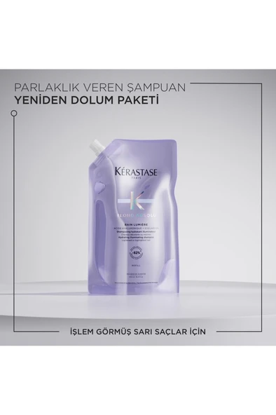 Kerastase Blond Absolu Bain Lumiere Işlem Görmüş Sarı Saçlar Için Parlaklık Veren Şampuan 500 ml - 8