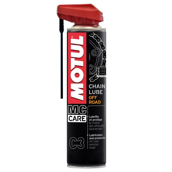 Motul MC Care C3 Chain Lube Off Road Zincir Yağlama Spreyi 400ml ürün görseli 1