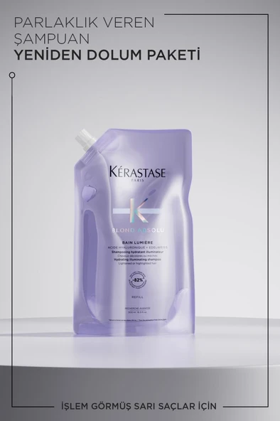 Kerastase Blond Absolu Bain Lumiere Işlem Görmüş Sarı Saçlar Için Parlaklık Veren Şampuan 500 ml - 2