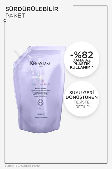 Kerastase Blond Absolu Bain Lumiere Işlem Görmüş Sarı Saçlar Için Parlaklık Veren Şampuan 500 ml - 6