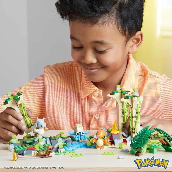 Çocuk HDL86 MEGA™ Pokémon™ Jungle Ruins - Adventure Builder Antik Kent Seti 464 parça +7 yaş - 5