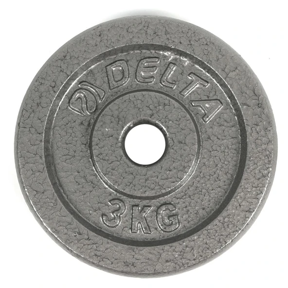 Delta Gri Döküm Plaka ( Çiftli ) 3 KG x 2 Adet DS 7230