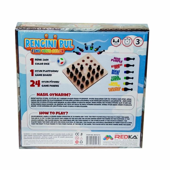 Çocuk 5475 Rengini Bul - Redka -KumToys - Resim 5