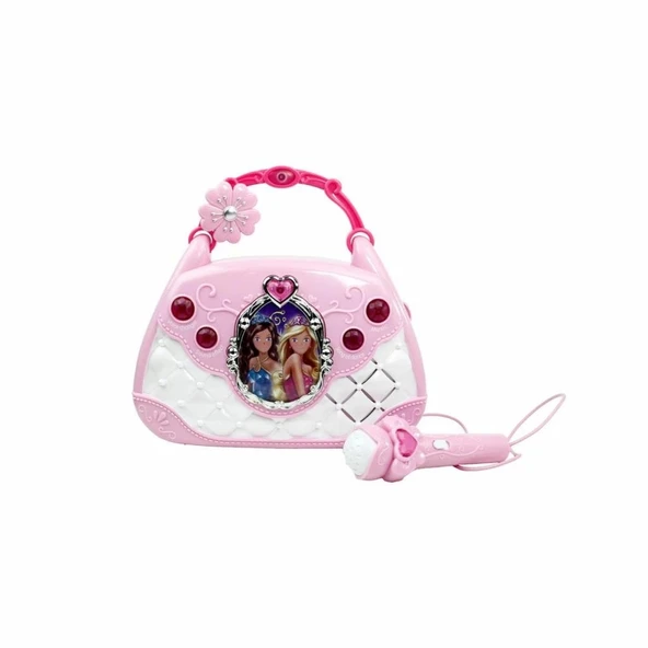 Çocuk BAO-1706 Mikrofonlu Mp3 Çalar Parti Müzikleri El Çantası-Vardem - 5