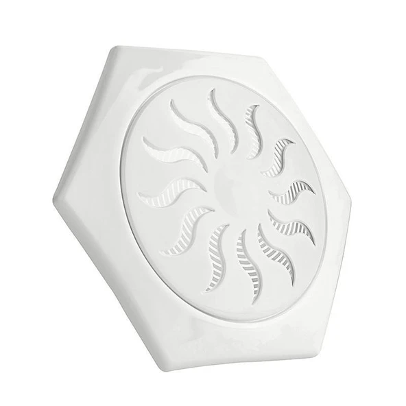 Titiz TP-176 6 Köşe Baca Kapağı Duvar Menfezi - 190x165x40 mm - Plastik
