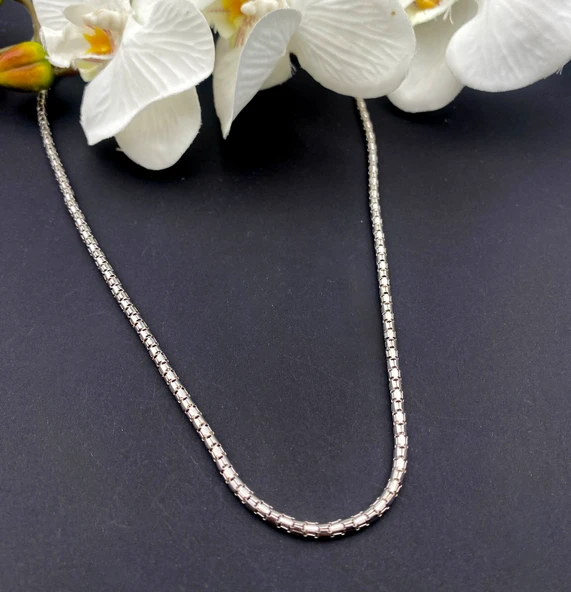 925 Ayar Gümüş (Silver) Kadın Kolye - 1