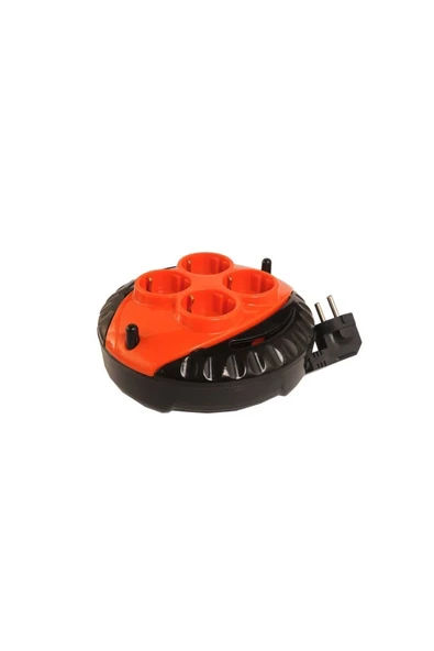 Mini Kablolu Makara 4'lü 3mt (3x1,5cm)(1 Adet) - Resim 2