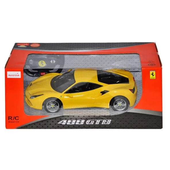 Çocuk 75600 1:14 Ferrari 488 GTB Uzaktan Kumandalı Işıklı Araba