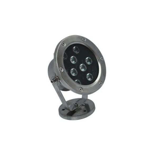 Havuz Led Armatür aplik su geçirmez açık alan aydınlatma ışık gösterisi sıva üstü krom kasa Doğal Beyaz 4000K A-KRM-1203 IP68 18W 12V