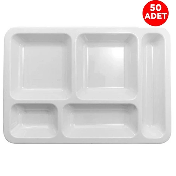 Toptan Polikarbon Tabldot Yemek Tabağı - Resim 2