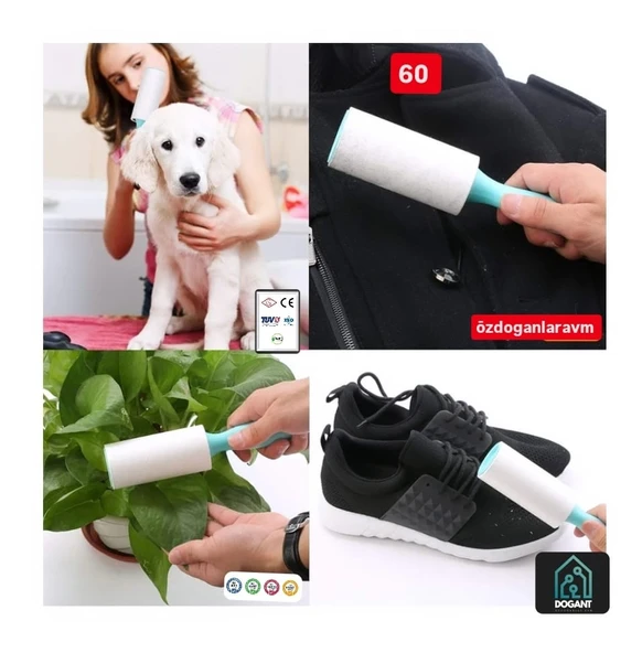 Kedi Köpek Saç Kıl Tüy Toplayıcı Rulo - 2