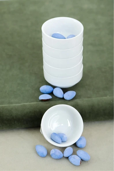 6 Cm Porselen 6 'lı Joker Mini Reçellik Sosluk - 7