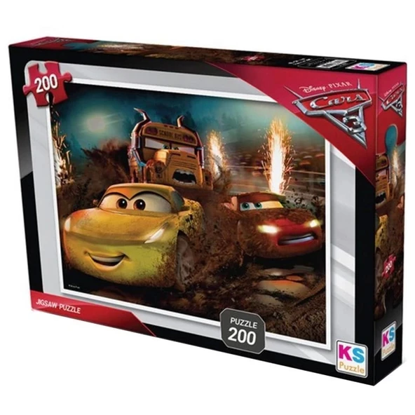 Çocuk 200 Parça Cars Puzzle - 2