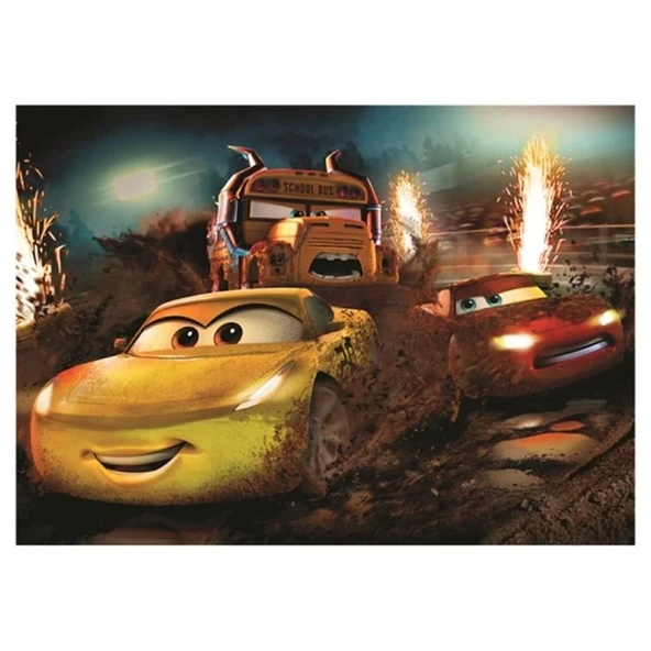 Çocuk 200 Parça Cars Puzzle