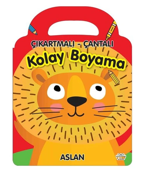 3-6 yaş Çıkartmalı-Çantalı Kolay Boyama Seti (4 Kitap) - 3