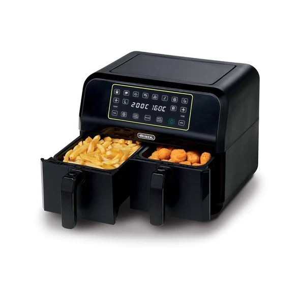 Ariete Airy Fryer Dual 4623 Çift Hazneli XXL 8 lt Yağsız Fritöz (Teşhir & Outlet) - 00C462300AR0 - 3