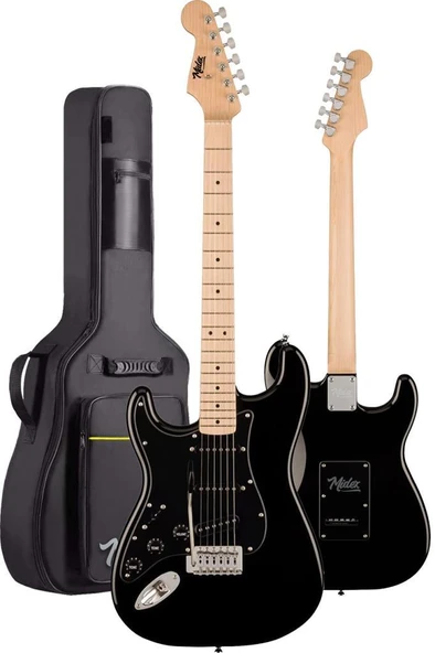 Midex RPH-31BK Solak Elektro Gitar Seti Maple Klavye Strat Kasa SSS Manyetik - 3