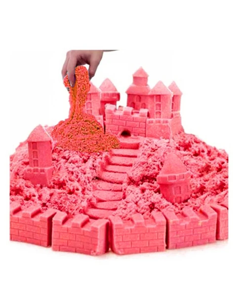 Kinetik kum 1kg - Kırmızı Renk ürün görseli 1