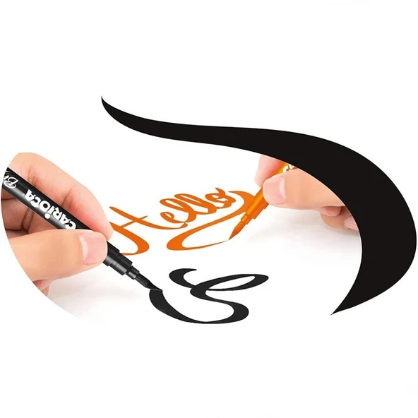 Çocuk Carioca Keçeli Boya Süper Brush Fırça Uçlu 10'lu 42937 - Resim 2