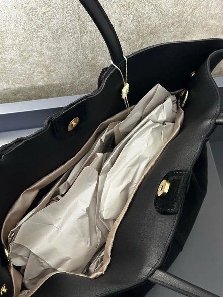 Levidor Kartlık ve Bileklik Hediyeli El Ve Kol Çantası Omuz Çantası VS.BLKT.0183 - Resim 6