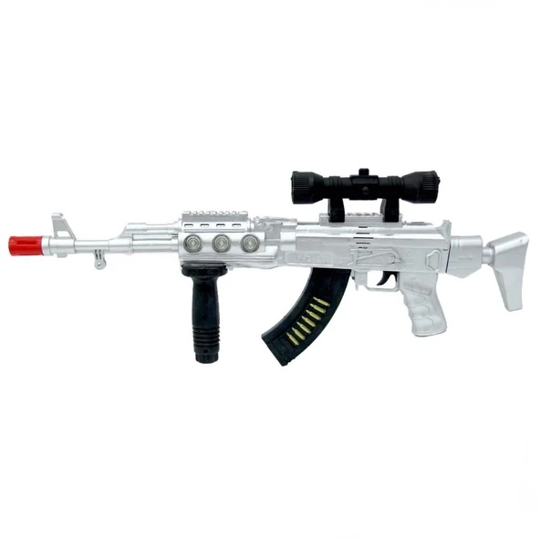 Çocuk AK-47 Gun Electric Işıklı Sesli Tüfek