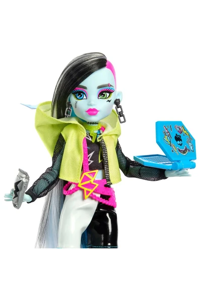 MONSTER HIGH Neon Frights Bebekler HNF79 - Frankie Stein - 4