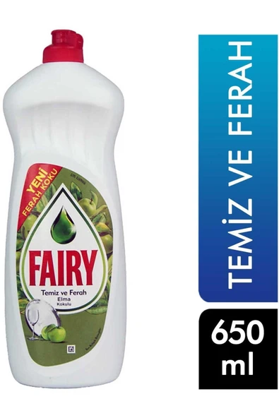 Faıry Bulaşık Deterjanı Sıvı Elma 650 Ml Paket (3 Adet)