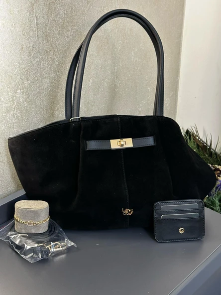 Levidor Kartlık ve Bileklik Hediyeli El Ve Kol Çantası Omuz Çantası VS.BLKT.0183 ürün görseli