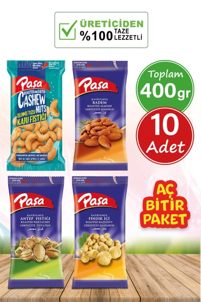 Karışık Kuruyemiş 40 gr X 10 Adet (400 gr)