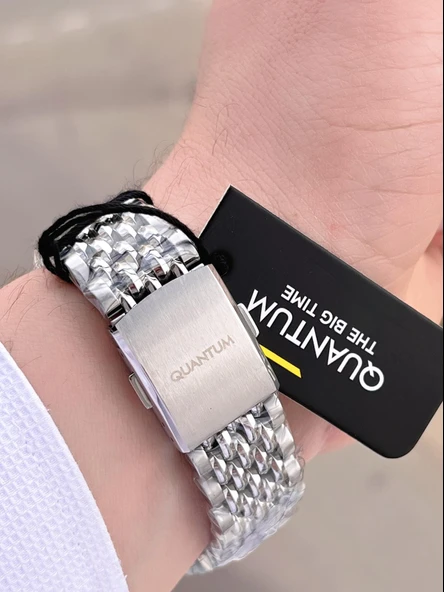 Quantum Çelik Kordon İç Kadran Fonksiyonları Aktif 10 Atm Erkek Kol Saat EQ.1165.330 - 5