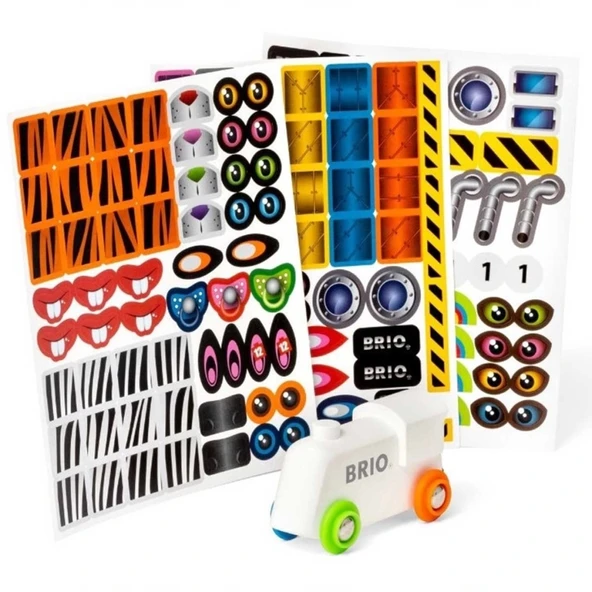 Çocuk Brio Sticker Yapıştırmalı Tren 33979 ürün görseli