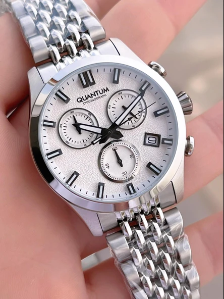 Quantum Çelik Kordon İç Kadran Fonksiyonları Aktif 10 Atm Erkek Kol Saat EQ.1165.330 - 3