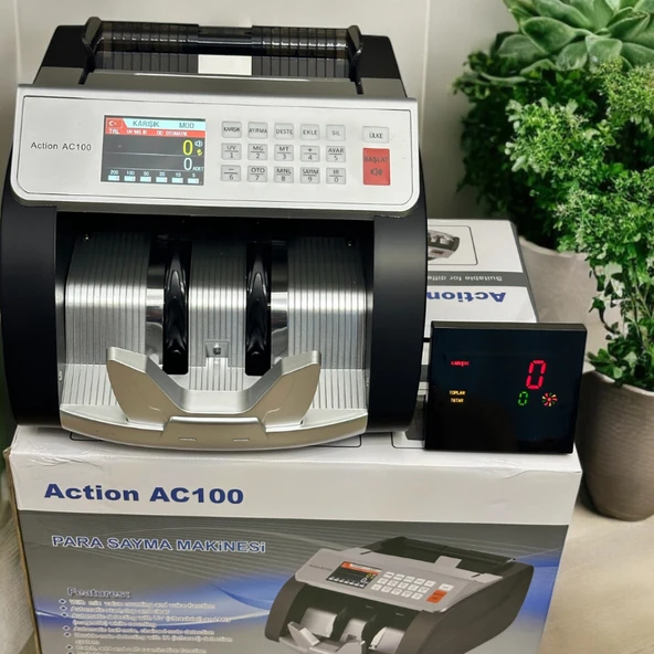 Action AC100 TL / EURO Kağıt Para Sayma Makinesi - 5