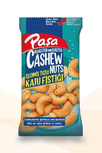 İşlenmiş Tuzlu Kaju Fıstığı 40 gr X 12 Adet (480 gr) - 3
