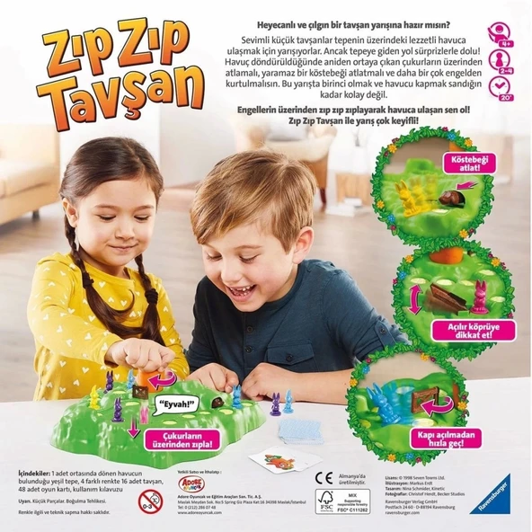 Çocuk 209767 Ravensburger - Zıp Zıp Tavşan +4 yaş - Resim 4