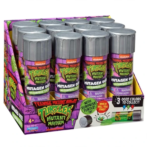 Çocuk Ninja Turtles Mutant Mutasyon Çamuru Sürpriz Paket TU807000 - Resim 5
