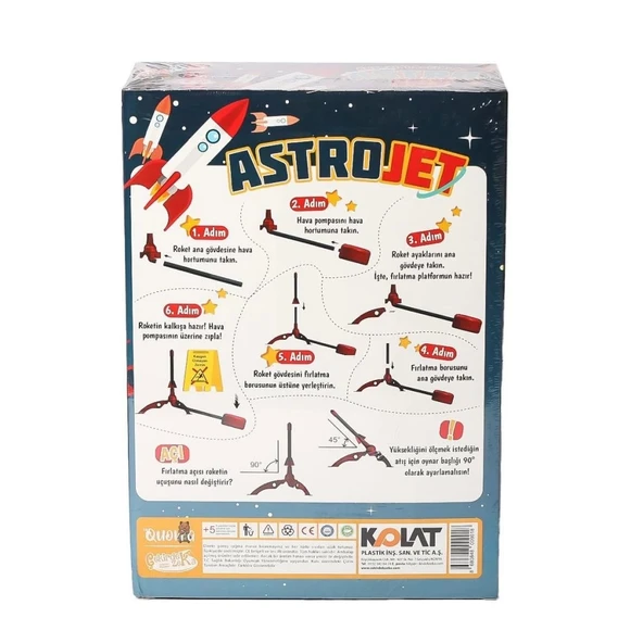 Çocuk ZK122 Astro Jet Kutu Oyunu -Kolat - 2