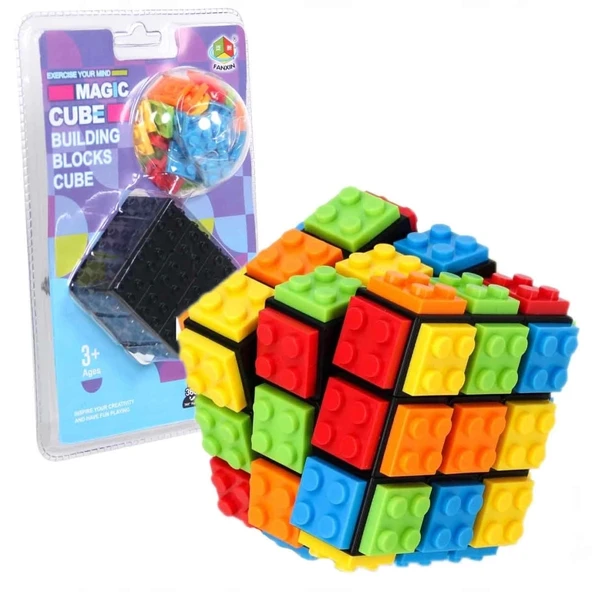 Çocuk Magic Cube Lego Parçalı Eğitici Sabır Küpü