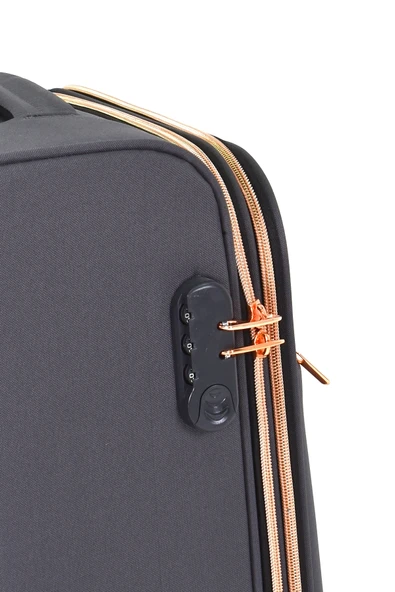 Fossil Ultra Light Kumaş 3'lü Valiz Seti Gri FSL027 - 7