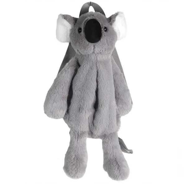 Çocuk Koala Peluş Çanta Gri