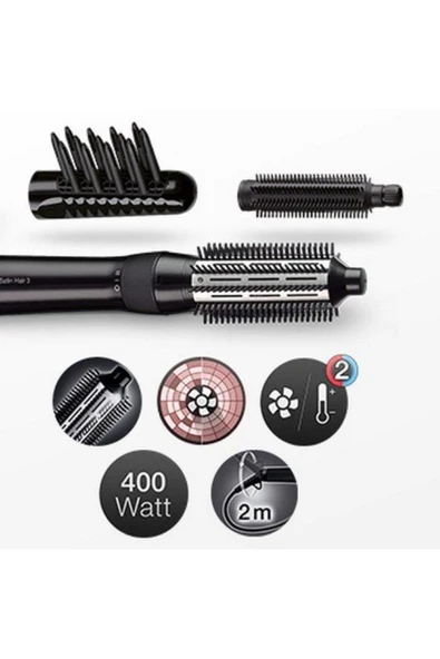 Braun Satin Hair 3 AS330 3 Başlıklı Saç Şekillendirici - 2