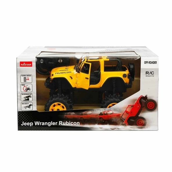 Çocuk 79410 SUN-RAS-R C 1 14 Ful Fonksiyon Jeep Wrangler Rubicon Big Ehell Off - Sunman