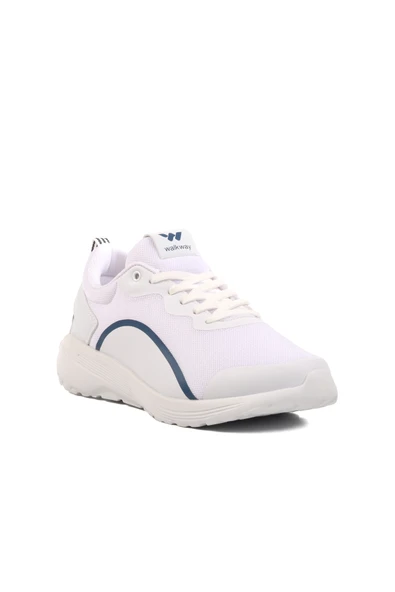 Walkway Beyaz Fileli Hafif Erkek Spor Ayakkabı - Resim 3